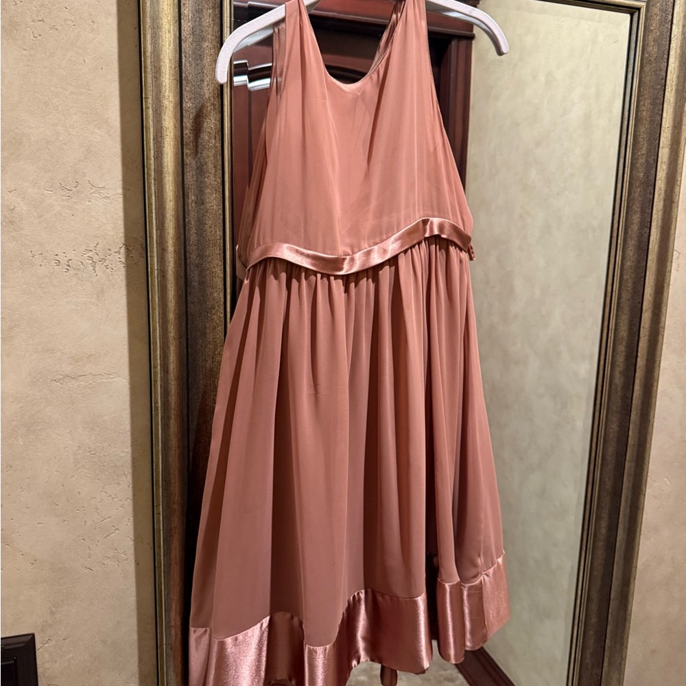 Elegant Brown Flowergirl Dress